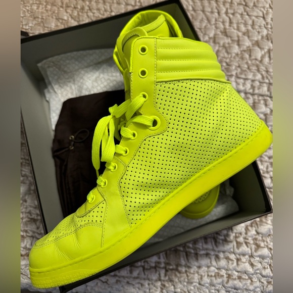 Authentic Gucci lime, green sneaker, limited edition size US 12 - Picture 5 of 6